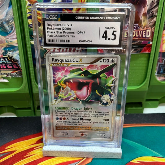 CGC 4.5 Rayquaza C LV.X DP47 Black Star Promos