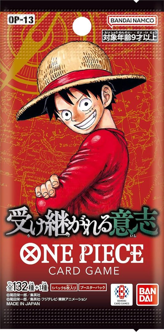 One Piece Card Game OP-13 Booster Box (Japanese) — “Carrying on His Will”