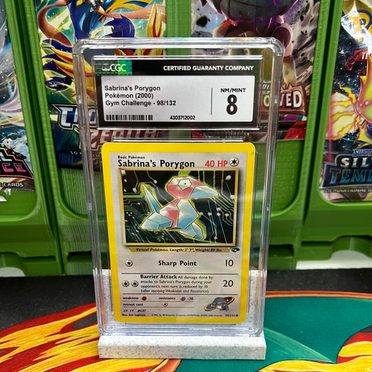 CGC 8 Sabrina's Porygon 98/132 Gym Challenge