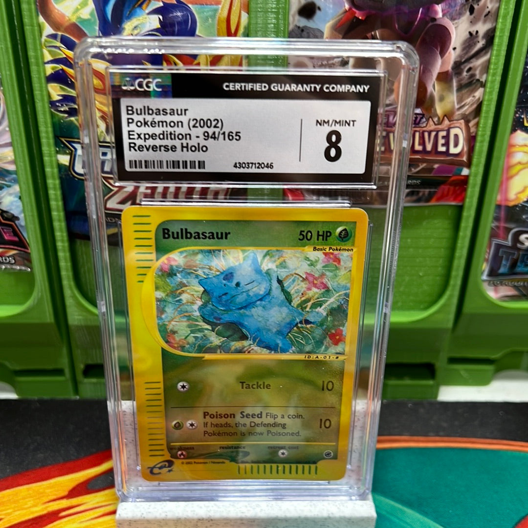 CGC 8 Bulbasaur 94/165 Expedition