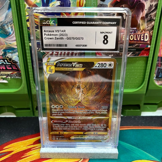 CGC 8 Arceus VSTAR GG70/GG70 Crown Zenith