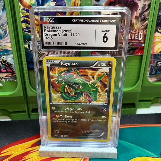 CGC 6 Rayquaza 11/20 Dragon Vault