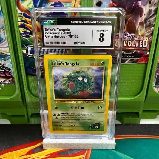 CGC 8 Erika's Tangela 79/132 Gym Heroes