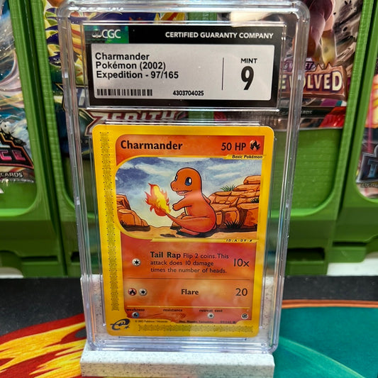 CGC 9 Charmander 97/165 Expedition