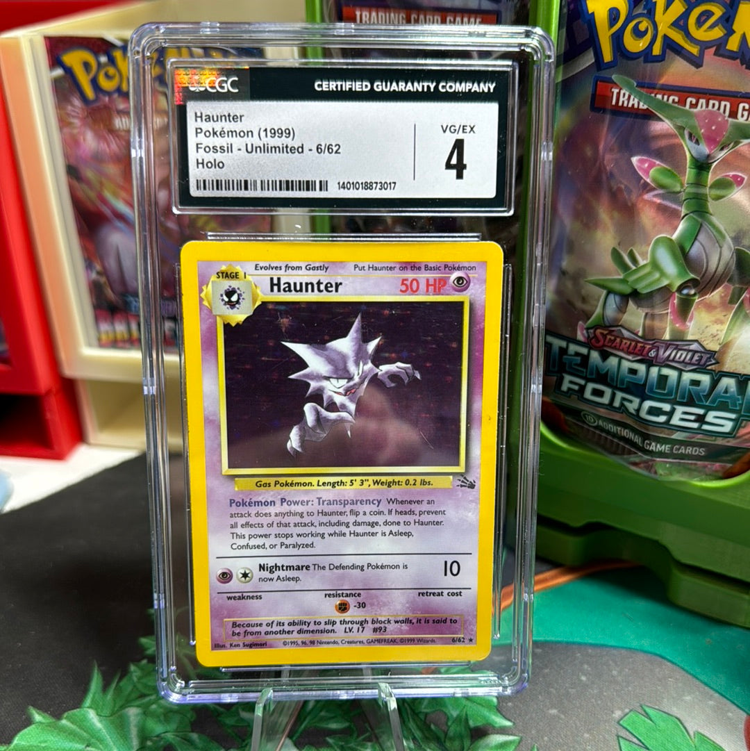 CGC 4 Haunter 6/62 Fossil - Unlimited Galaxy Star Holo Rare | English