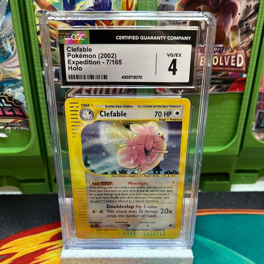 CGC 4 Clefable 7/165 Expedition