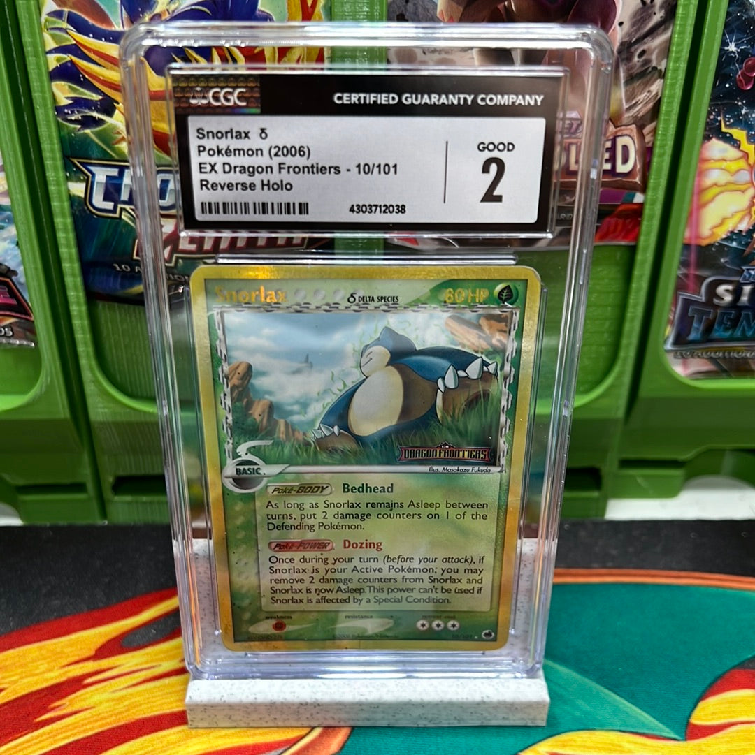 CGC 2 Snorlax δ 10/101 EX Dragon Frontiers