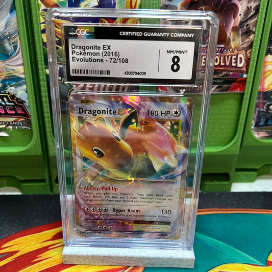 CGC 8 Dragonite EX 72/108 Evolutions